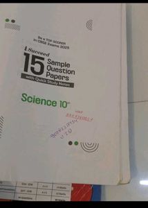 Class 10 Science Sample Paper Arihant l