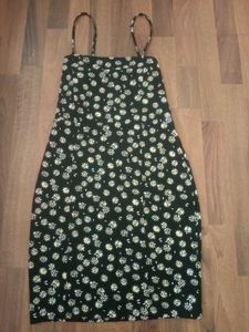 Floral Print A-line Dress