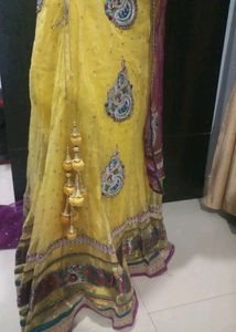 Designer Lehanga Choli With Long Chunri