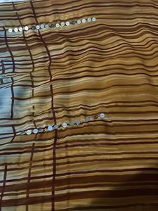 Brown Chiffon saree