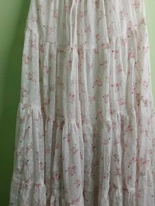 Floral Tiered Maxi Skirt