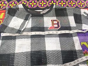 Checkered Crop Top with Patch