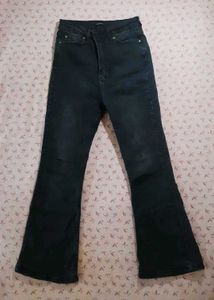 Flared Black Jeans