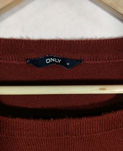 ONLY Brown Casual  Sweater (Womens)