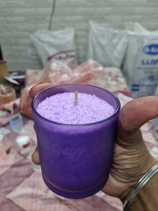 Purple Scented Candle