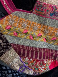 Boho Embroidered Tote Bag