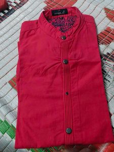 Red Casual Shirt