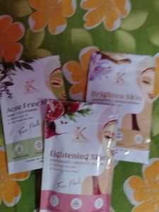 Kimayra Face Mask Trio - Lightening &amp; Acne Free
