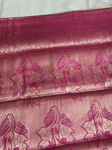 Pink Silk Saree