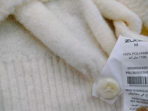 Cozy White Knit Sweater