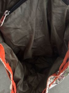 Floral &amp; Orange Backpack