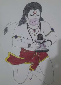 Hanuman Drawing