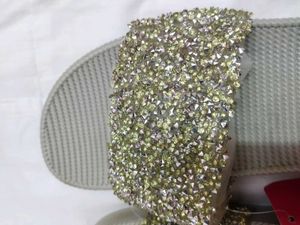 Sparkly Slip-On Sandals