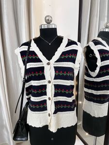 Floral Sweater Vest