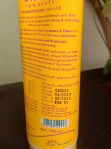 Sunscreen Double Protection