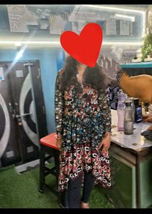 Floral Print Tunic Dress
