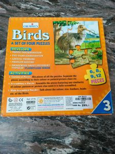 Creative&#39;s Bird Puzzle Set 99/- ONLY