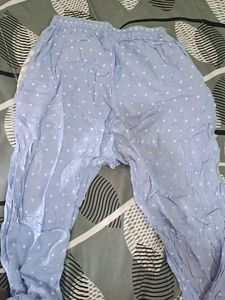 Blue Cotton Jumpsuit