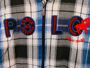 Polo Plaid Zip-Up Hoodie