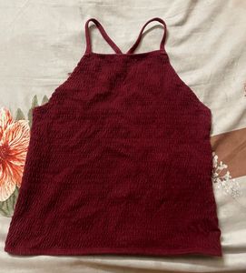 Backless Smocked Tank Top