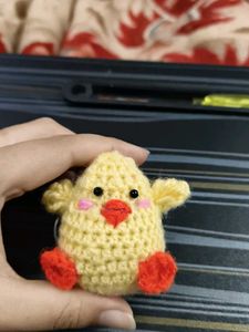 Handmade Duckling Keyring