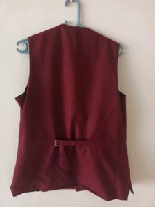 Burgundy Waistcoat