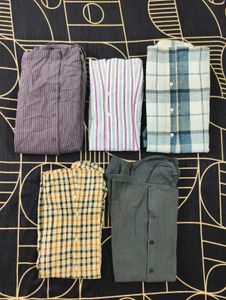 Men 5 Branded Shirts Combo