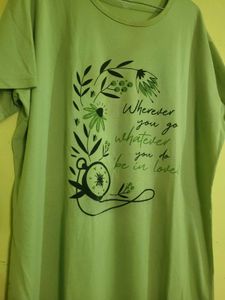 Olive Green Graphic Tee