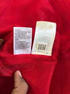 Adidas Red &amp; Black Track Jacket
