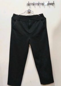 Black Cropped Pants