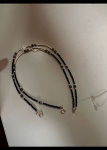 925 silver anklets with butterfly design