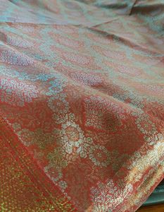 One Gram Gold Original Heavy Banarasi Silk Saree