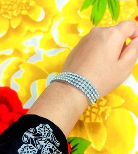 Silver Rhinestone Bracelet