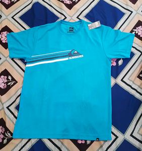 Quiksilver Blue Graphic Tee (Size L)
