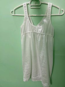 White Camisole With Bra