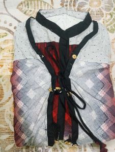 Jacket Style Long Kurti