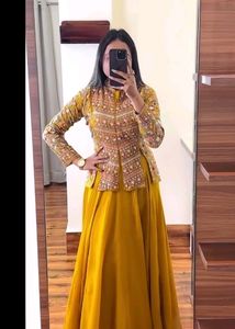 Discount ❣️☀️Yellow Beautiful Embroided Kurta Set