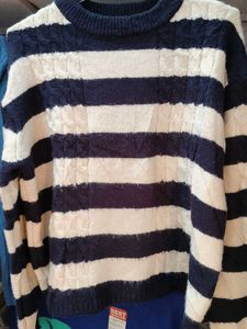 Striped Knit Sweater