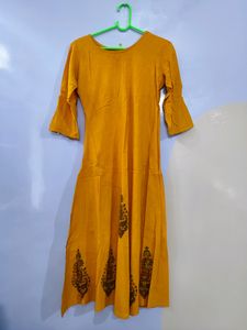 Cotton A-line Kurta