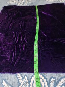 purple velvet fabric