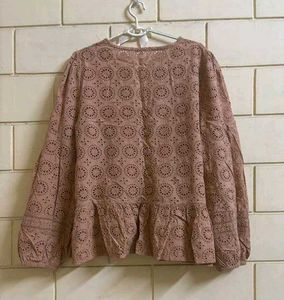 Old Money Eyelet Top