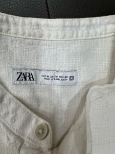 Zara White Kurta