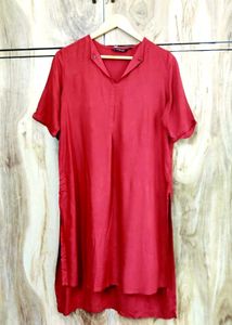 Rust Colour Rayon Kurti Size-36-38