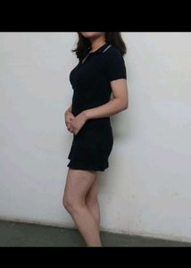Ripped Tennis Mini Dress