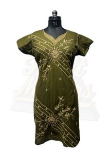 Elegant Olive Green Kurta