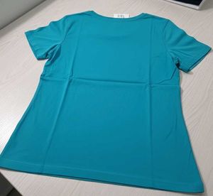Teal Crew Neck Tee