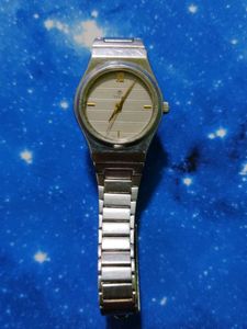 Vintage Titan Silver Watch