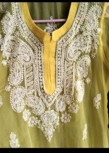 Chikankari Kurta + Slip