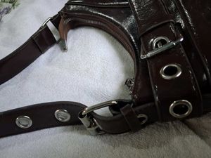 Brown Leather Shoulder Bag
