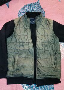 Beautiful Jacket Light Green Gray Mix & Black